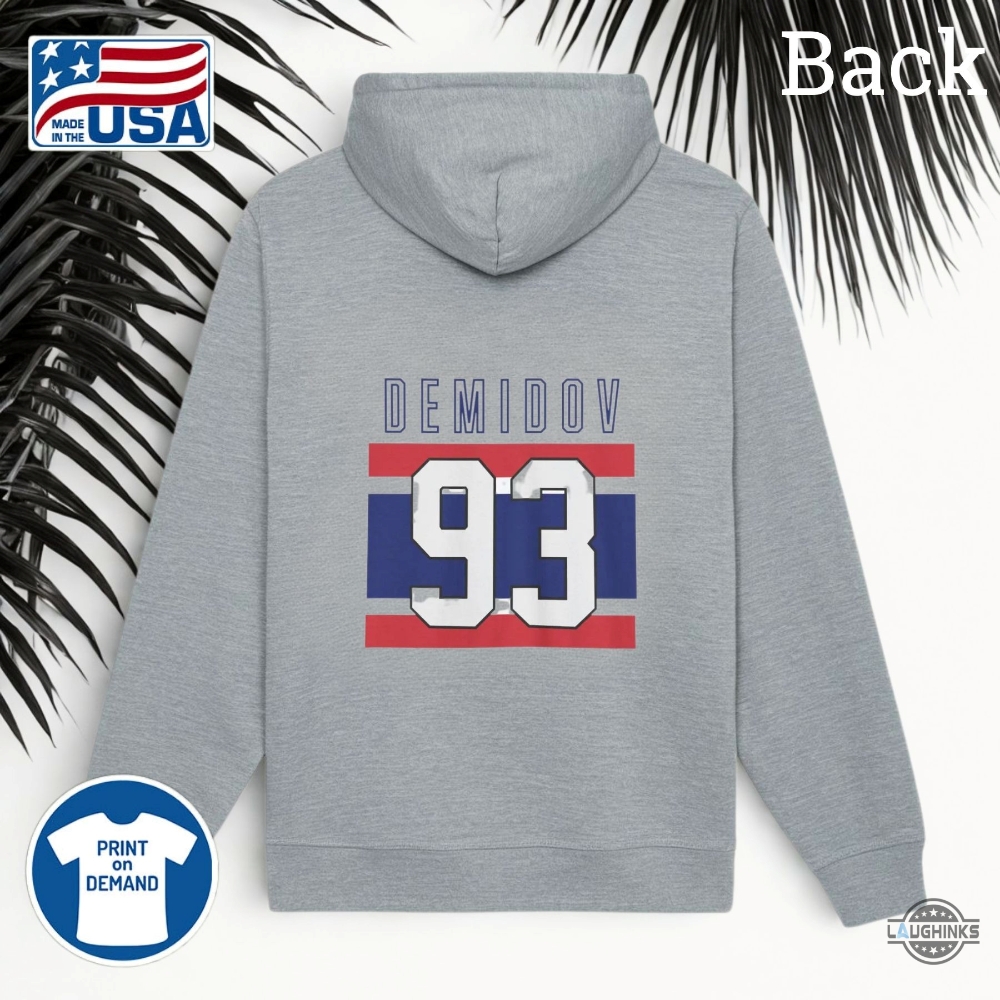 Ivan Demidov Montreal Canadiens Hockey Shirt Back Side 8 Ivan Demidov Montreal Canadiens Hockey Shirt Back Side