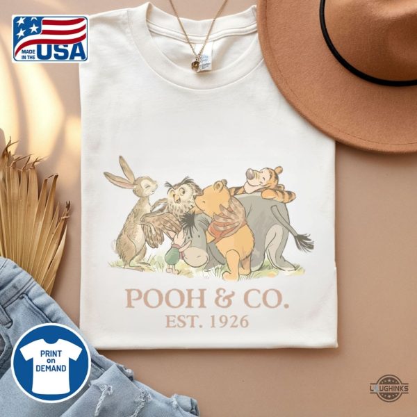 classic winnie the pooh and friends shirt