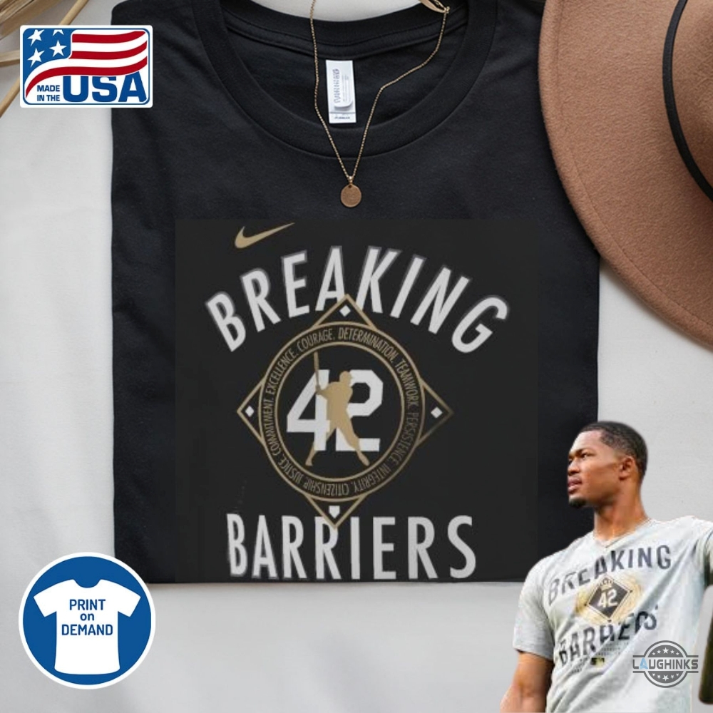 Brooklyn Dodgers Nike Breaking Barriers Jackie Robinson Shirt 3 Brooklyn Dodgers Nike Breaking Barriers Jackie Robinson Shirt