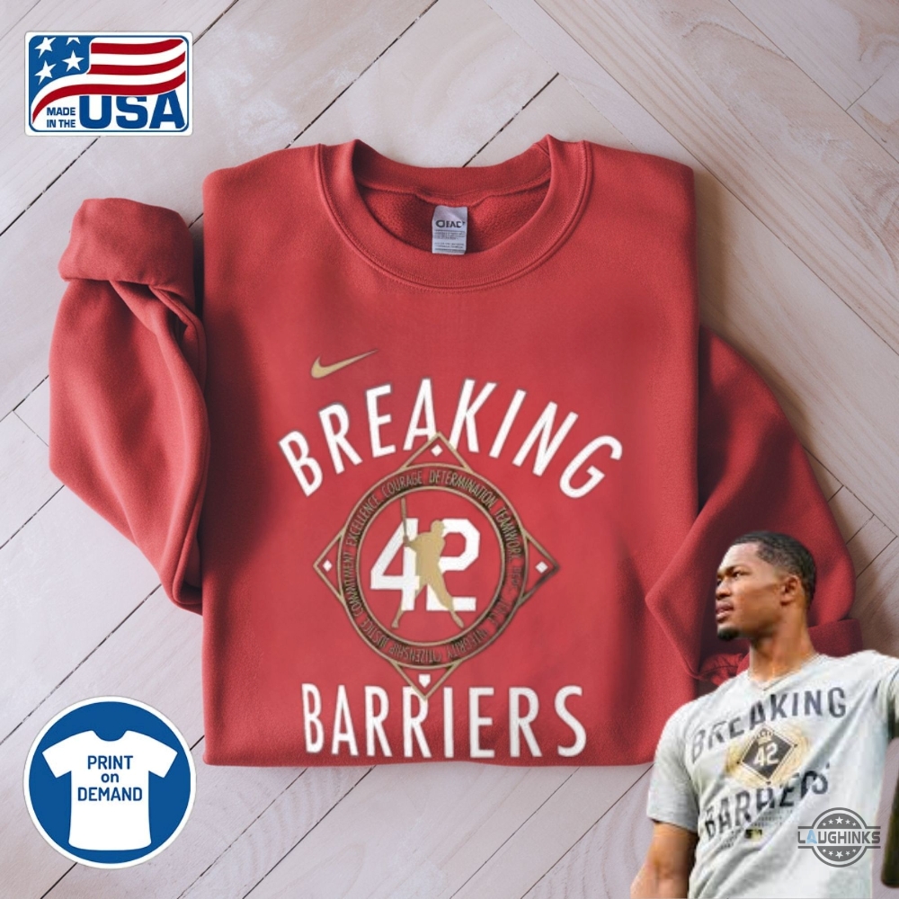 Brooklyn Dodgers Nike Breaking Barriers Jackie Robinson Shirt 4 Brooklyn Dodgers Nike Breaking Barriers Jackie Robinson Shirt
