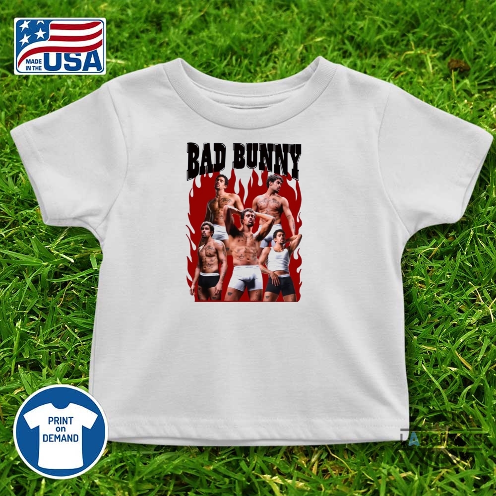 Bad Bunny Wearing Ck Bootleg Tee 11 Bad Bunny Wearing CK Bootleg Tee