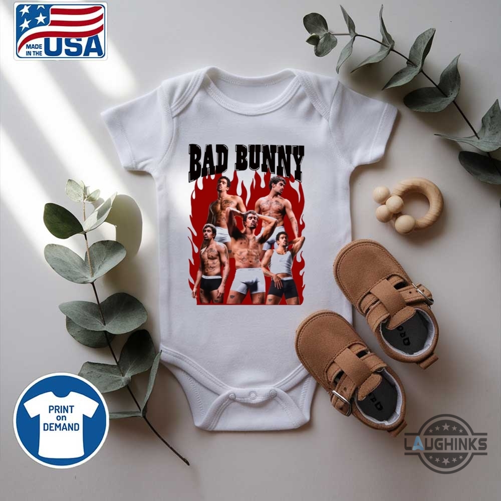 Bad Bunny Wearing Ck Bootleg Tee 12 Bad Bunny Wearing CK Bootleg Tee