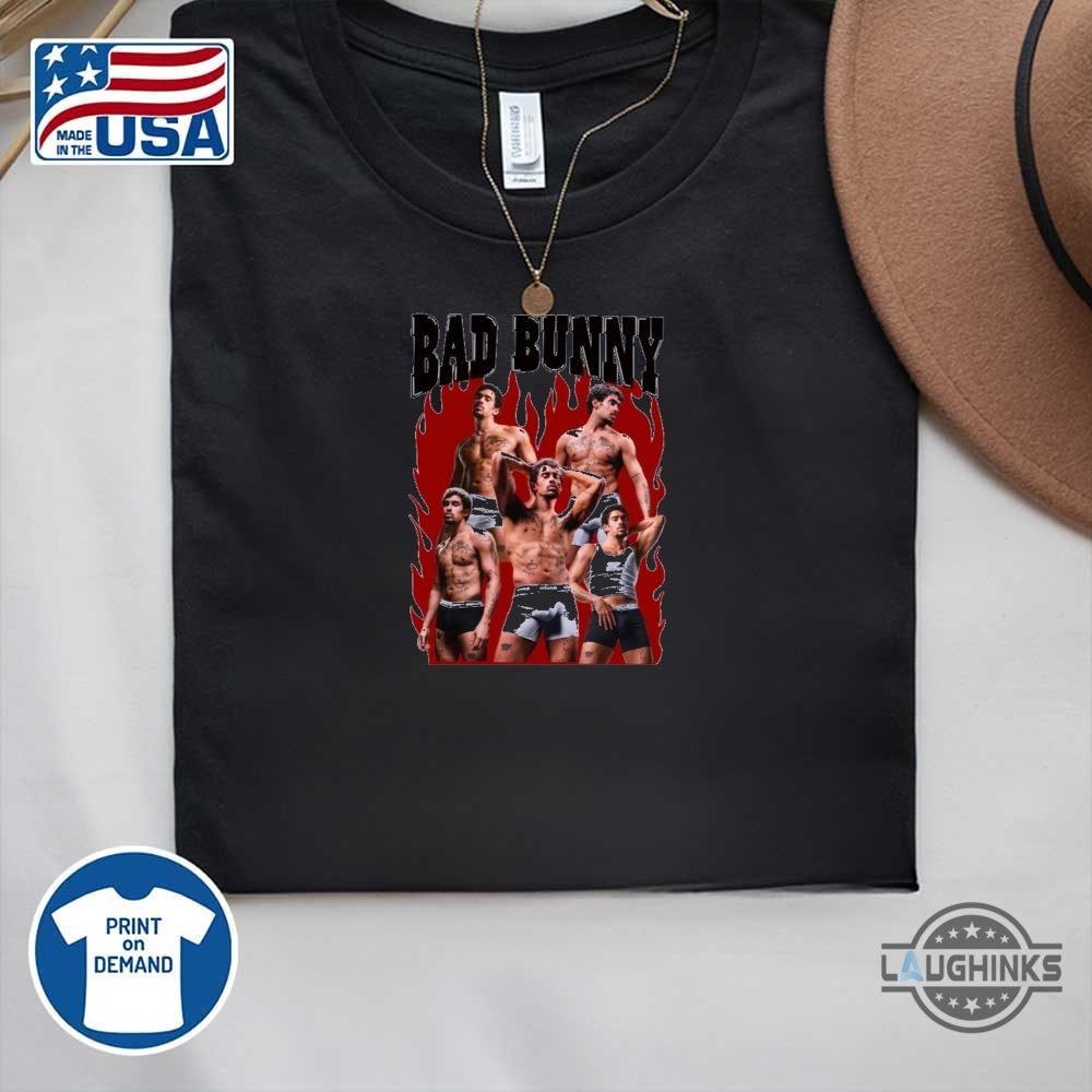 Bad Bunny Wearing Ck Bootleg Tee 13 Bad Bunny Wearing CK Bootleg Tee