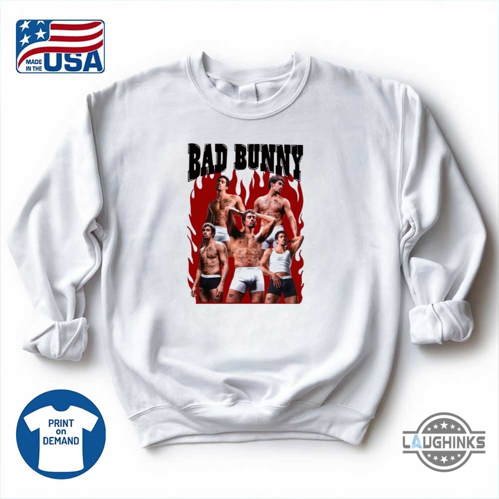 Bad Bunny Wearing Ck Bootleg Tee 14 Bad Bunny Wearing CK Bootleg Tee
