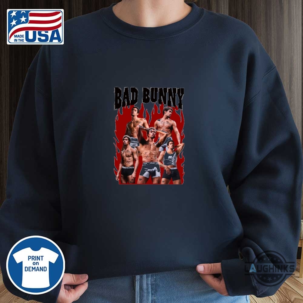 Bad Bunny Wearing Ck Bootleg Tee 15 Bad Bunny Wearing CK Bootleg Tee