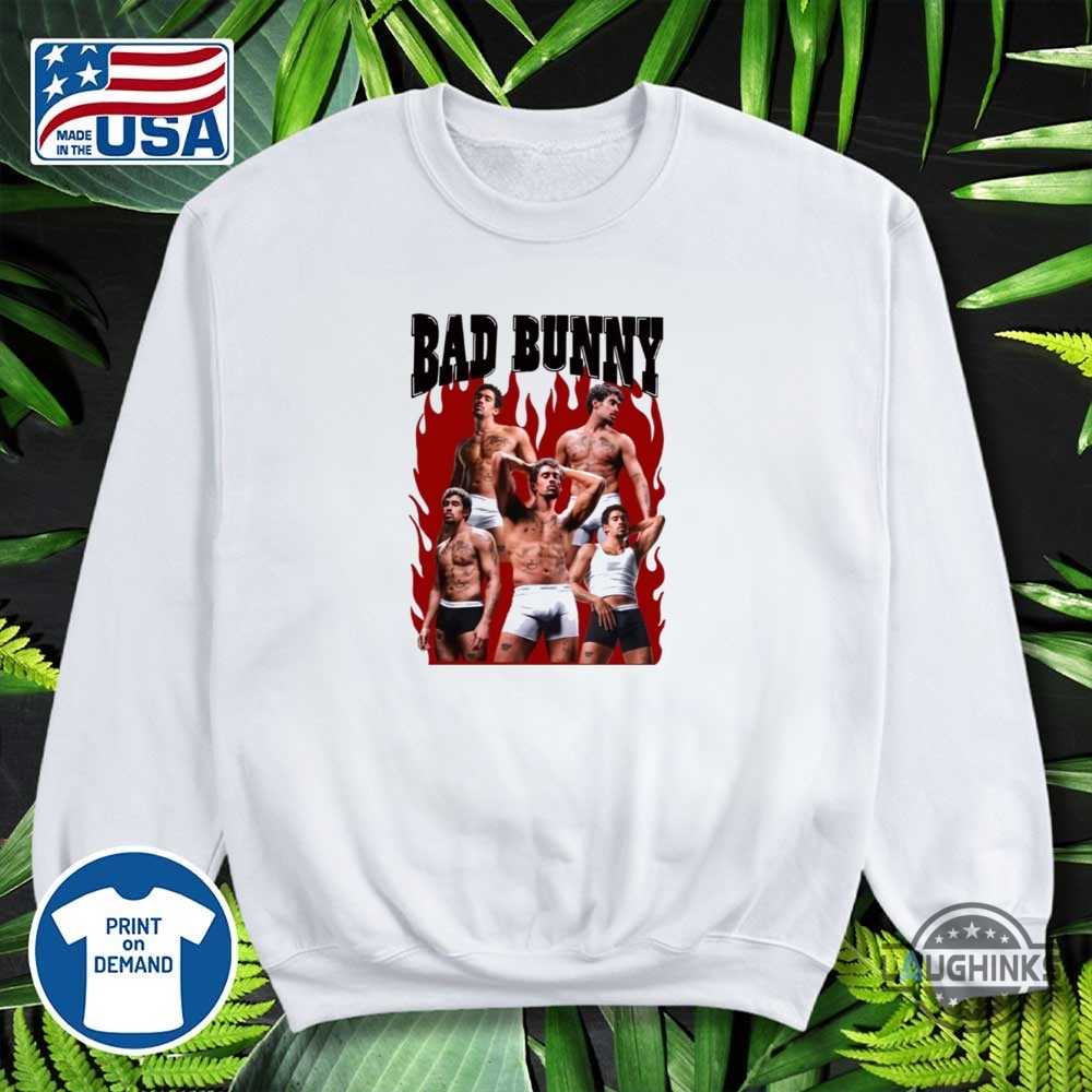Bad Bunny Wearing Ck Bootleg Tee 16 Bad Bunny Wearing CK Bootleg Tee