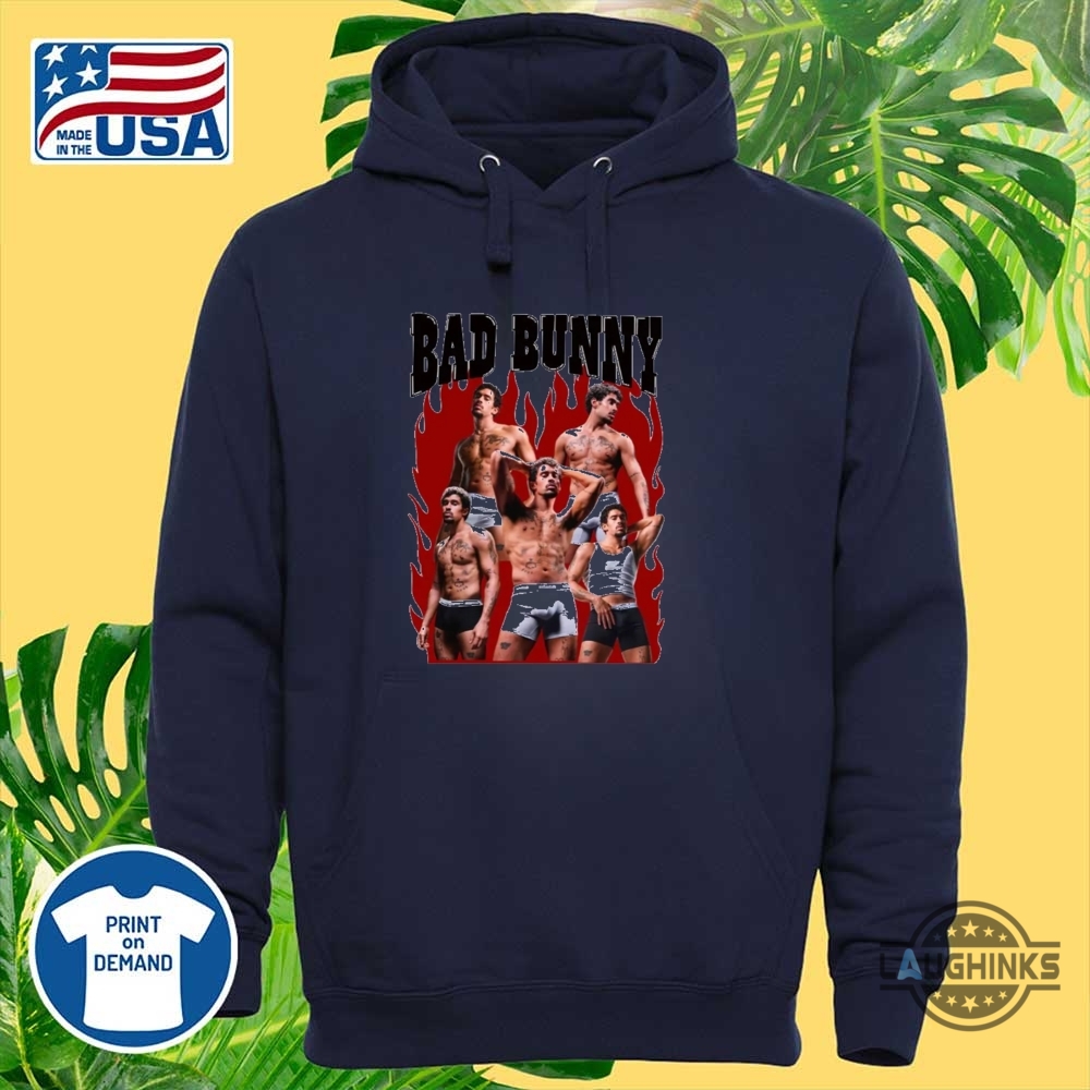 Bad Bunny Wearing Ck Bootleg Tee 19 Bad Bunny Wearing CK Bootleg Tee