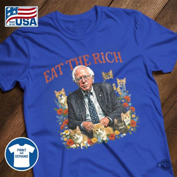 bernie sanders eat the rich shirt anti trump fdt