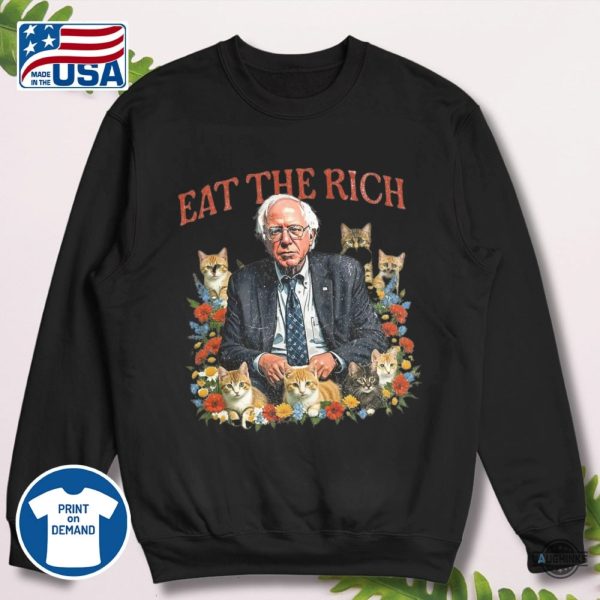bernie sanders eat the rich shirt anti trump fdt