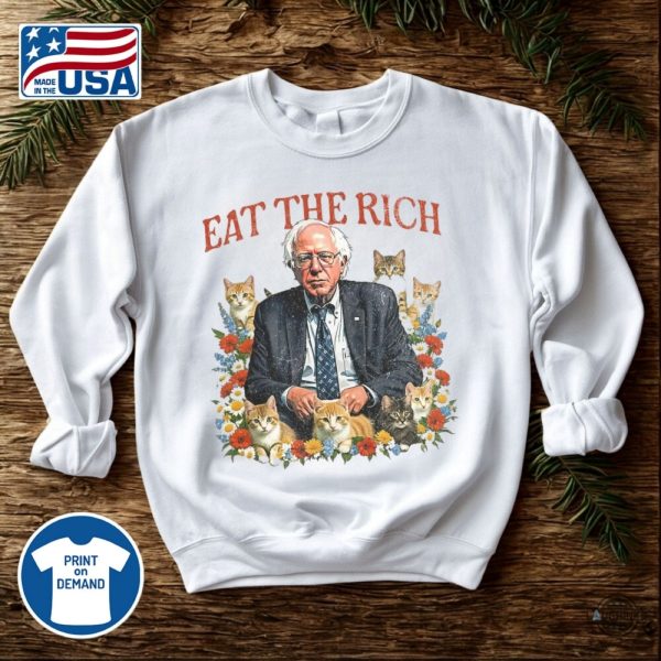 bernie sanders eat the rich shirt anti trump fdt