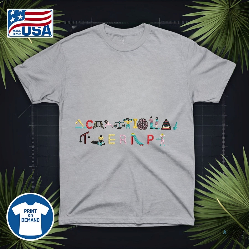 Occupational Therapy Embroidered Shirt 7 Occupational Therapy Embroidered Shirt