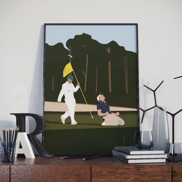 rory mcilroy masters golf champions framed poster