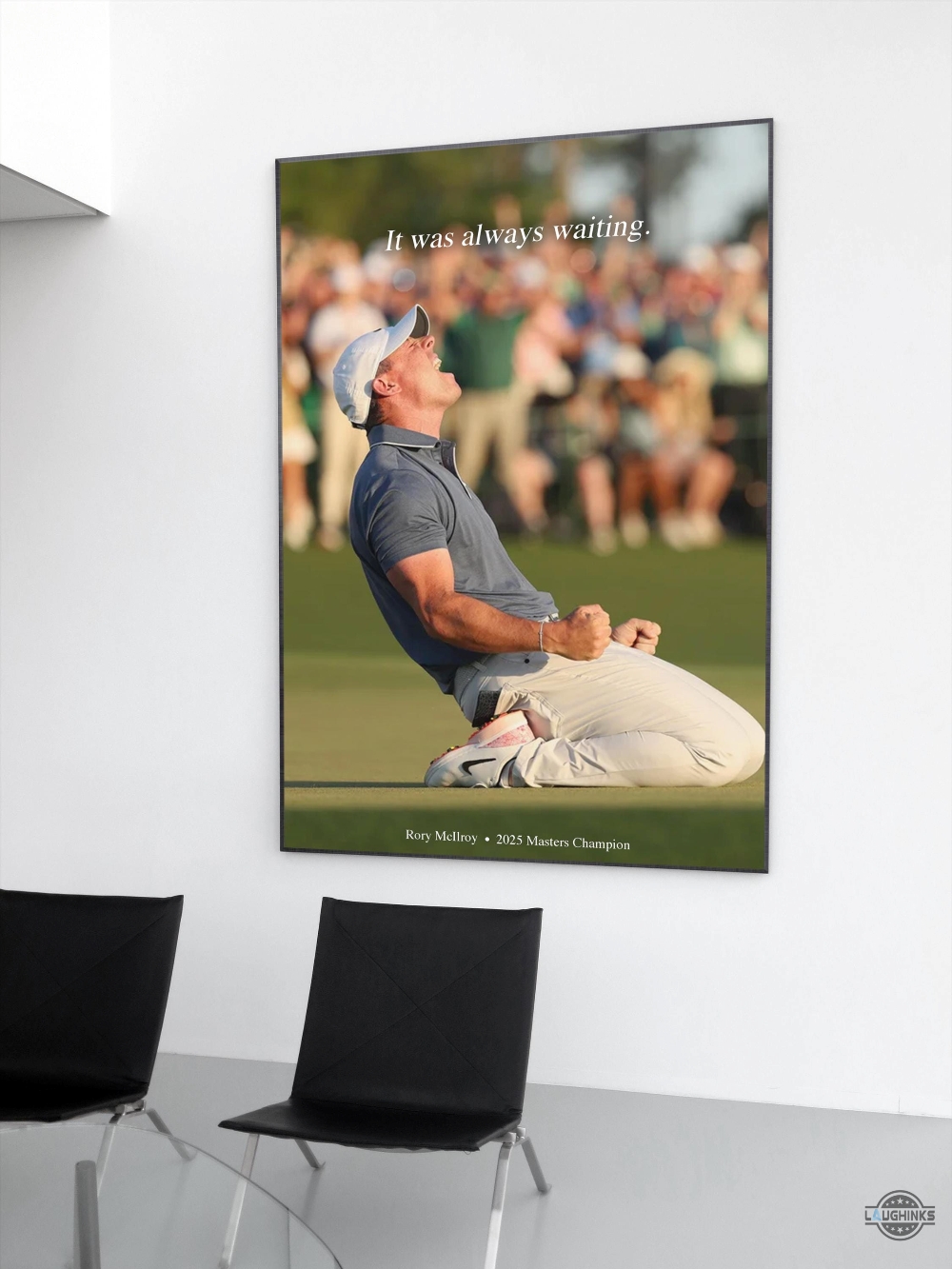 Rory Mcilroy 2025 Masters It Was Always Waiting Golf Champion Framed Poster 8 Rory McIlroy 2025 Masters It was always waiting Golf Champion Framed Poster