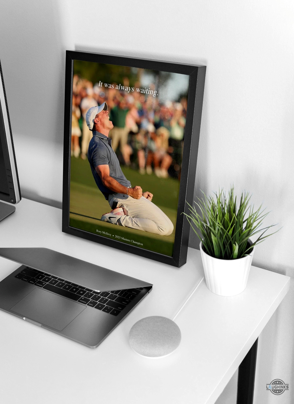 Rory Mcilroy 2025 Masters It Was Always Waiting Golf Champion Framed Poster 12 Rory McIlroy 2025 Masters It was always waiting Golf Champion Framed Poster