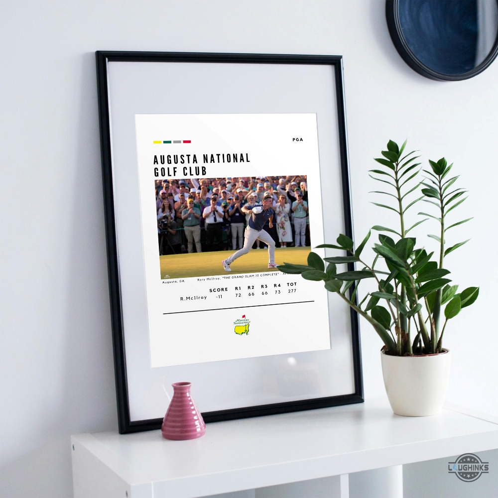 Rory Mcilory The Grandslam Is Complete 2025 Masters Tournament Winner Framed Poster 12 Rory McIlory The Grandslam is Complete 2025 Masters Tournament Winner Framed Poster
