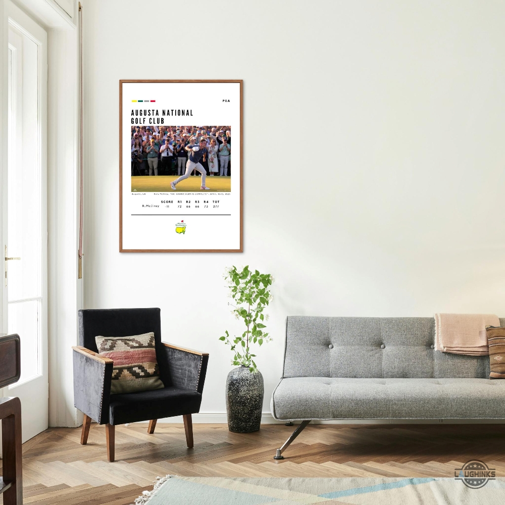 Rory Mcilory The Grandslam Is Complete 2025 Masters Tournament Winner Framed Poster 14 Rory McIlory The Grandslam is Complete 2025 Masters Tournament Winner Framed Poster