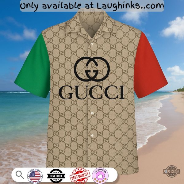gucci hawaiian shirt men