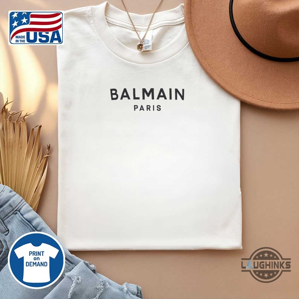 Balmain Paris Logo T Shirt Sweatshirt Hoodie Replica 14 Balmain Paris Logo T shirt Sweatshirt Hoodie Replica