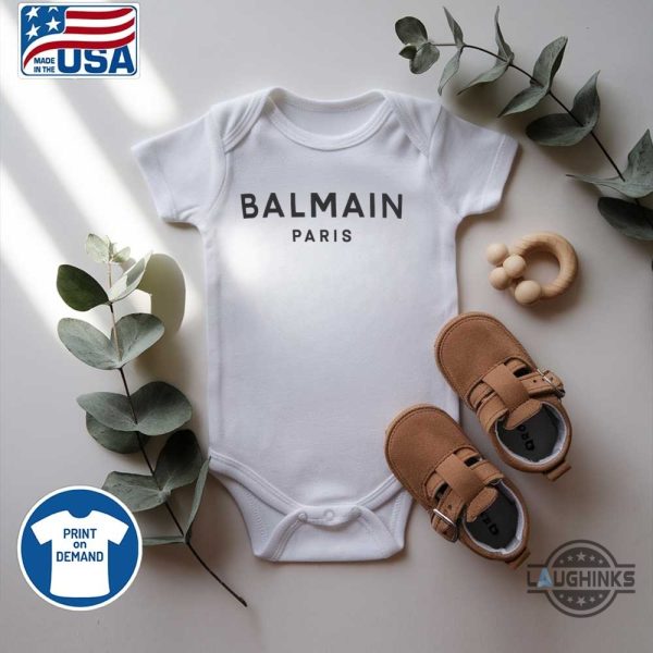 balmain paris logo t shirt sweatshirt hoodie replica