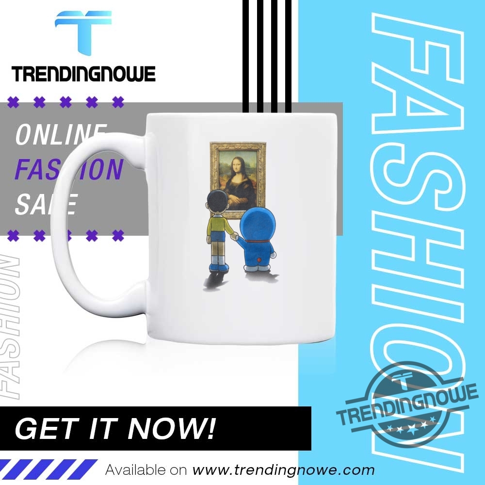 Doraemon Meets The Louvre Shirt 11 Doraemon Meets The Louvre Shirt