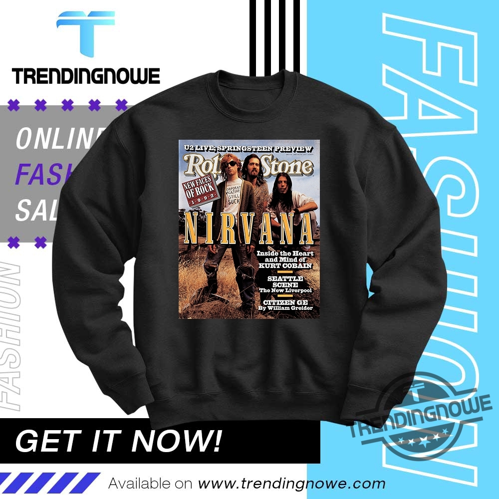 Nirvana Rolling Stone Kurt Cobain Shirt, Hoodie, Sweater Nirvana Rolling Stone Kurt Cobain Shirt, Hoodie, Sweater