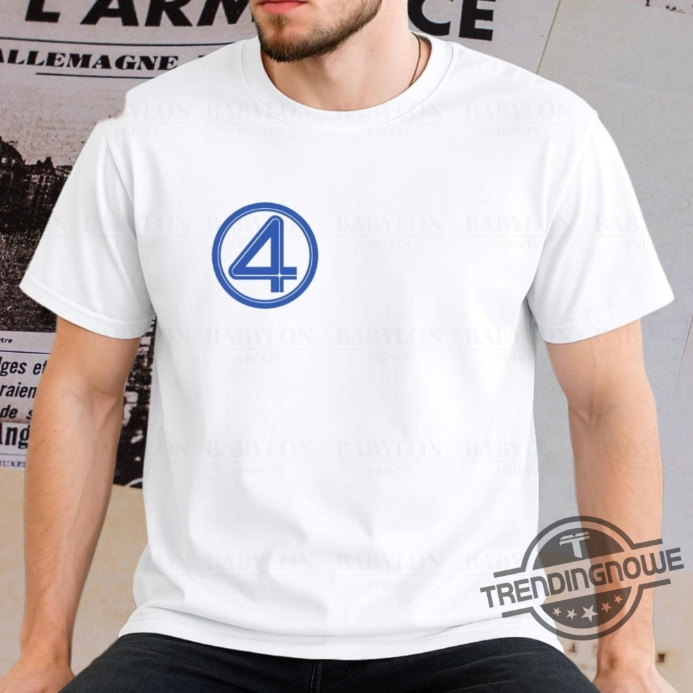 Fantastic Four First Steps Shirt Fantastic Four Logo Shirt trendingnowe 1