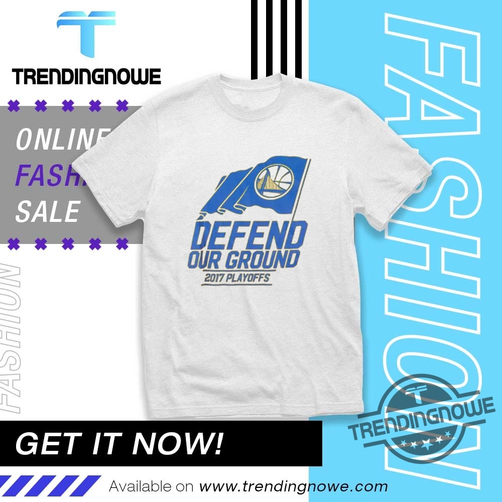 "Top Trendy T-Shirts: Florida State, NBA Playoffs, and More" 3 Joe Lacob Wearing 2017 Golden State Warriors Playoffs Shirt