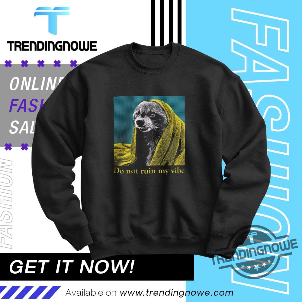Do Dot Ruin My Vibe Raccoon Shirt 10 Do Dot Ruin My Vibe Raccoon Shirt
