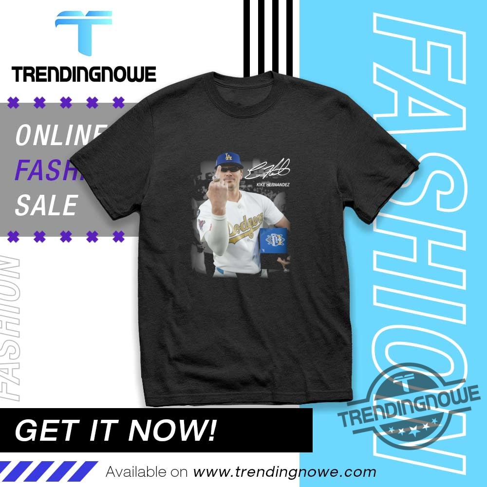 Los Angeles Dodgers Enrique Hernandez Ring Middle Finger Shirt trendingnowe 1