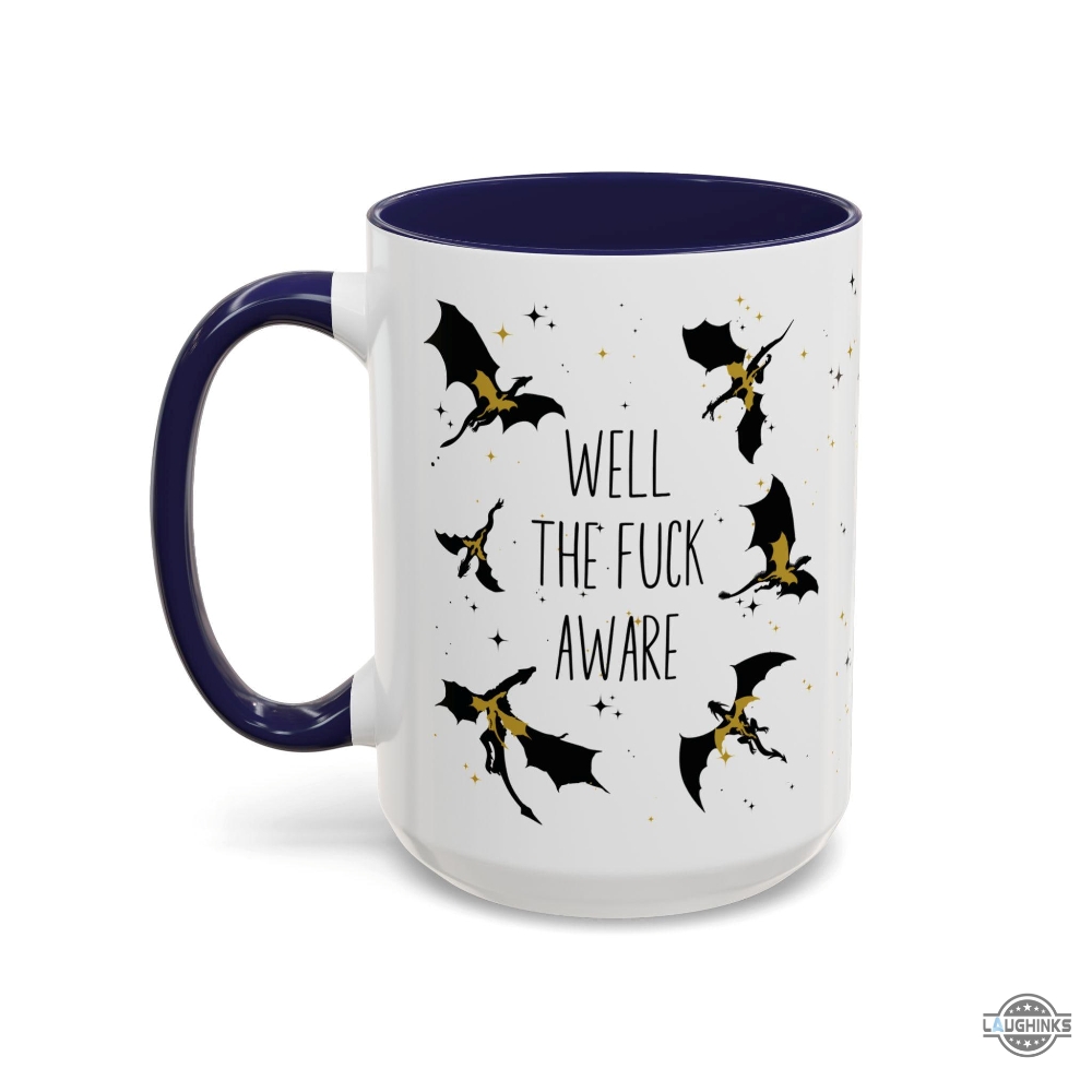 Well The Fuck Aware Xaden Riorson Fourth Wing Mug 26 Well The Fuck Aware Xaden Riorson Fourth Wing Mug