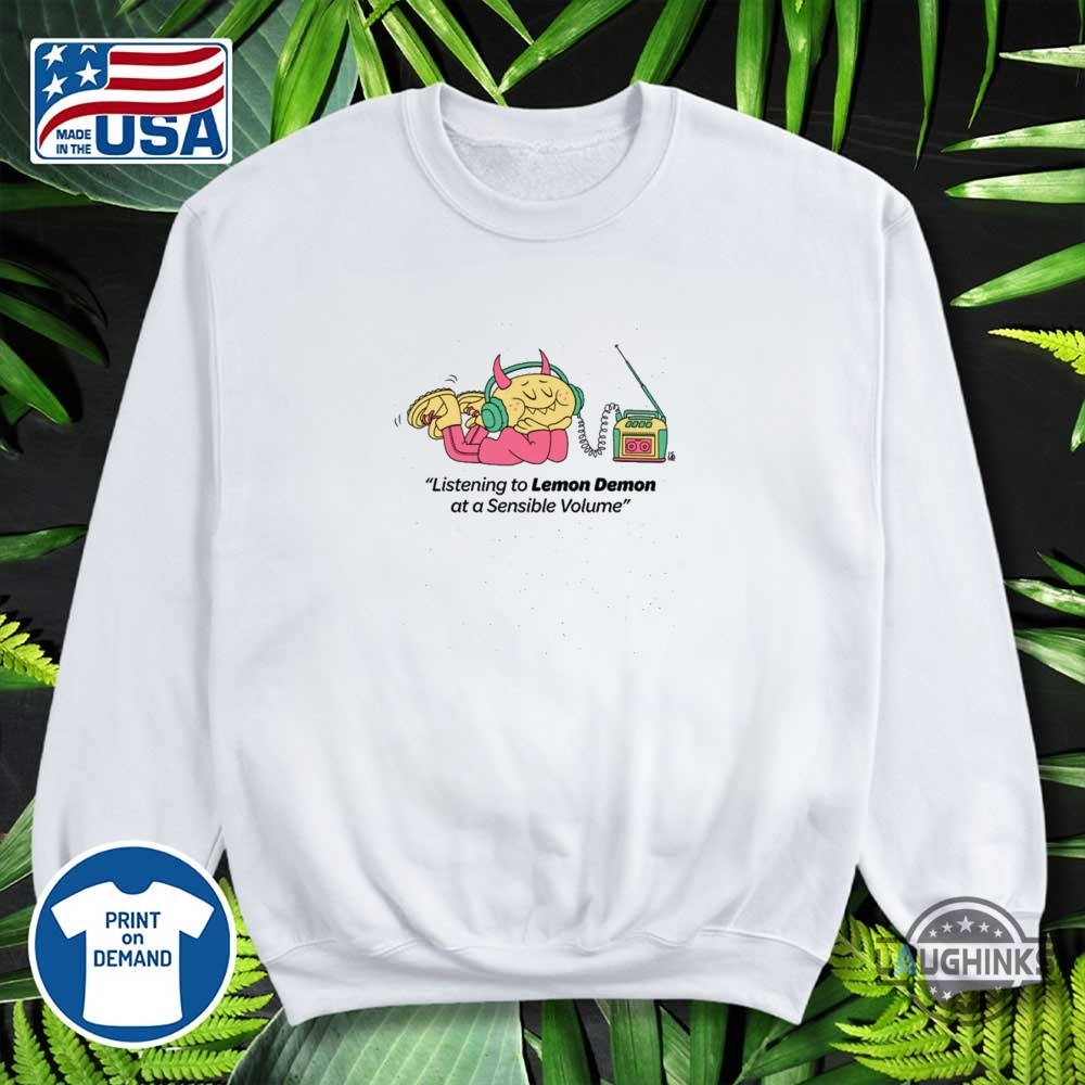 Listening To Lemon Demon Shirt Sweatshirt Hoodie 13 Listening to Lemon Demon Shirt Sweatshirt Hoodie