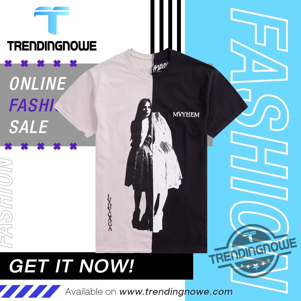 Double Portrait Split Shirt Lady Gaga Mayhem Shirts trendingnowe 2