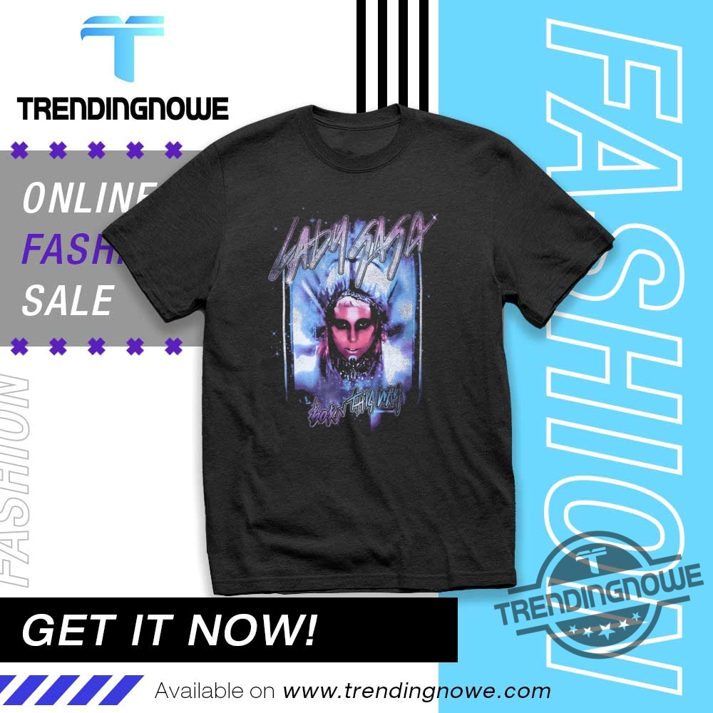 Lady Gaga Born This Way Glitter Shirt trendingnowe 1