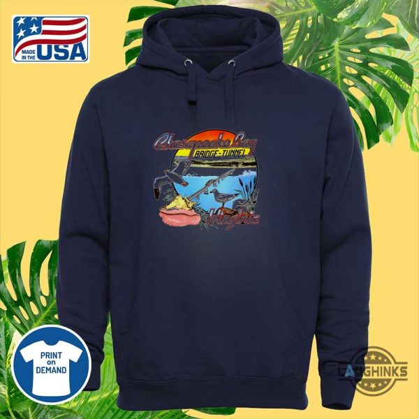 lochlan ratliff sam nivola wears chesapeake bay bridge tunnel shirt