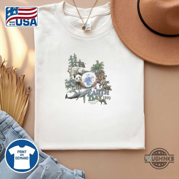 vintage earth day every day national wildlife federation shirt