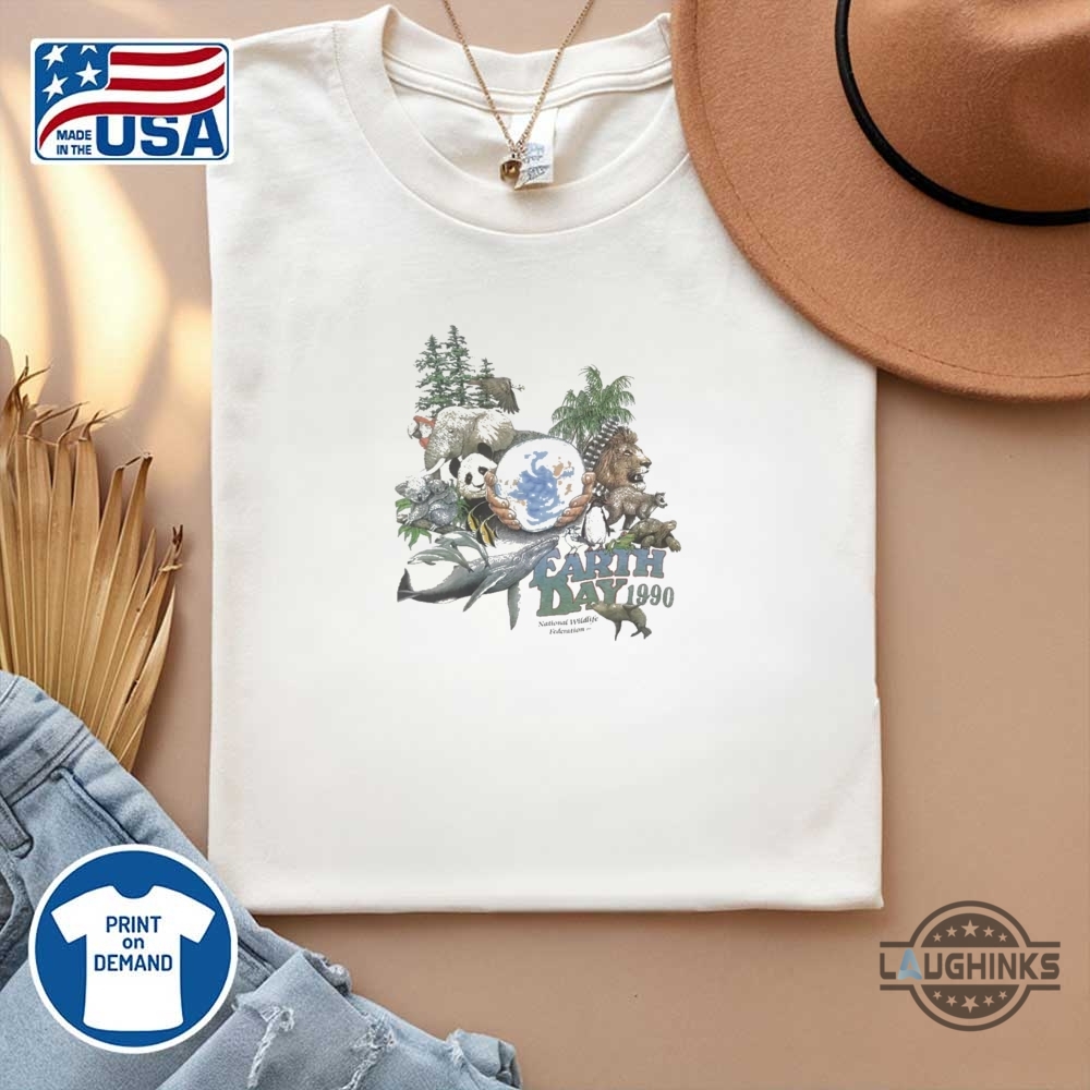 Vintage Earth Day Every Day National Wildlife Federation Shirt 12 Vintage EARTH DAY EVERY DAY National Wildlife Federation Shirt
