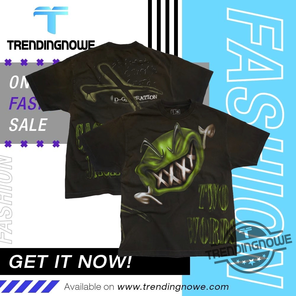 Cactus Jack Wwe Two Words Shirt trendingnowe 2