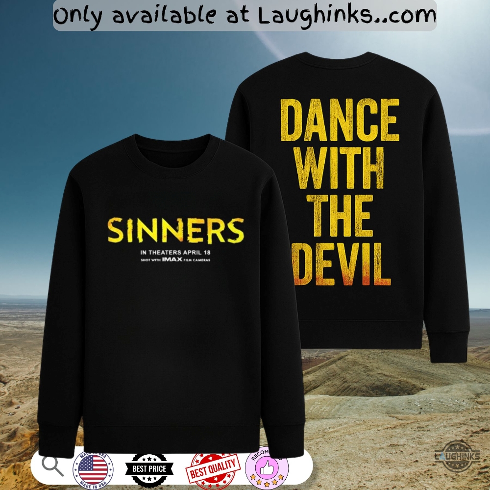 Sinners Dance With The Devil Cinemacon 2025 Shirt 5 SINNERS DANCE WITH THE DEVIL CINEMACON 2025 Shirt