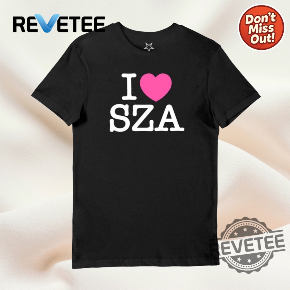 Essential Summer 2025 Products You Can't Miss 8 I Heart Sza Shirt Merch Near Me Hoodie Sweatshirt Mens Womens