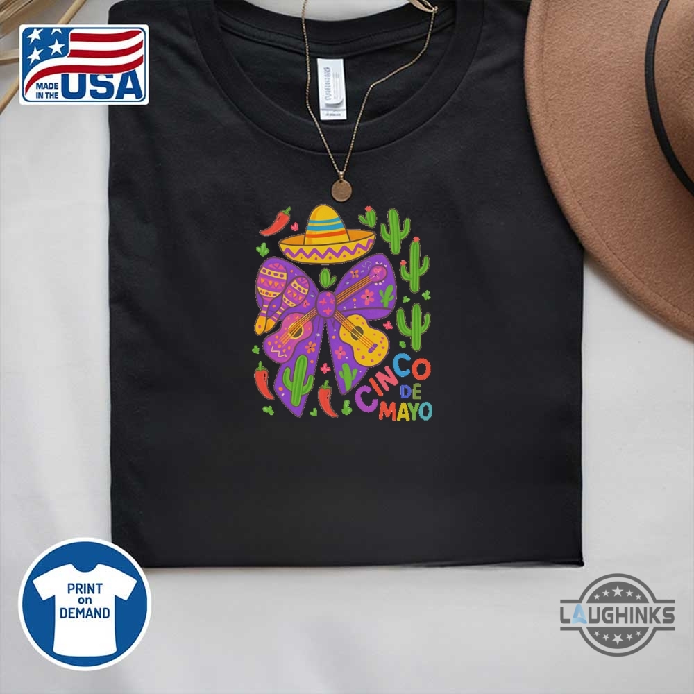 Mexico Floral Cinco De Mayo Bow Coquette Shirt 14 Mexico Floral Cinco De Mayo Bow Coquette Shirt