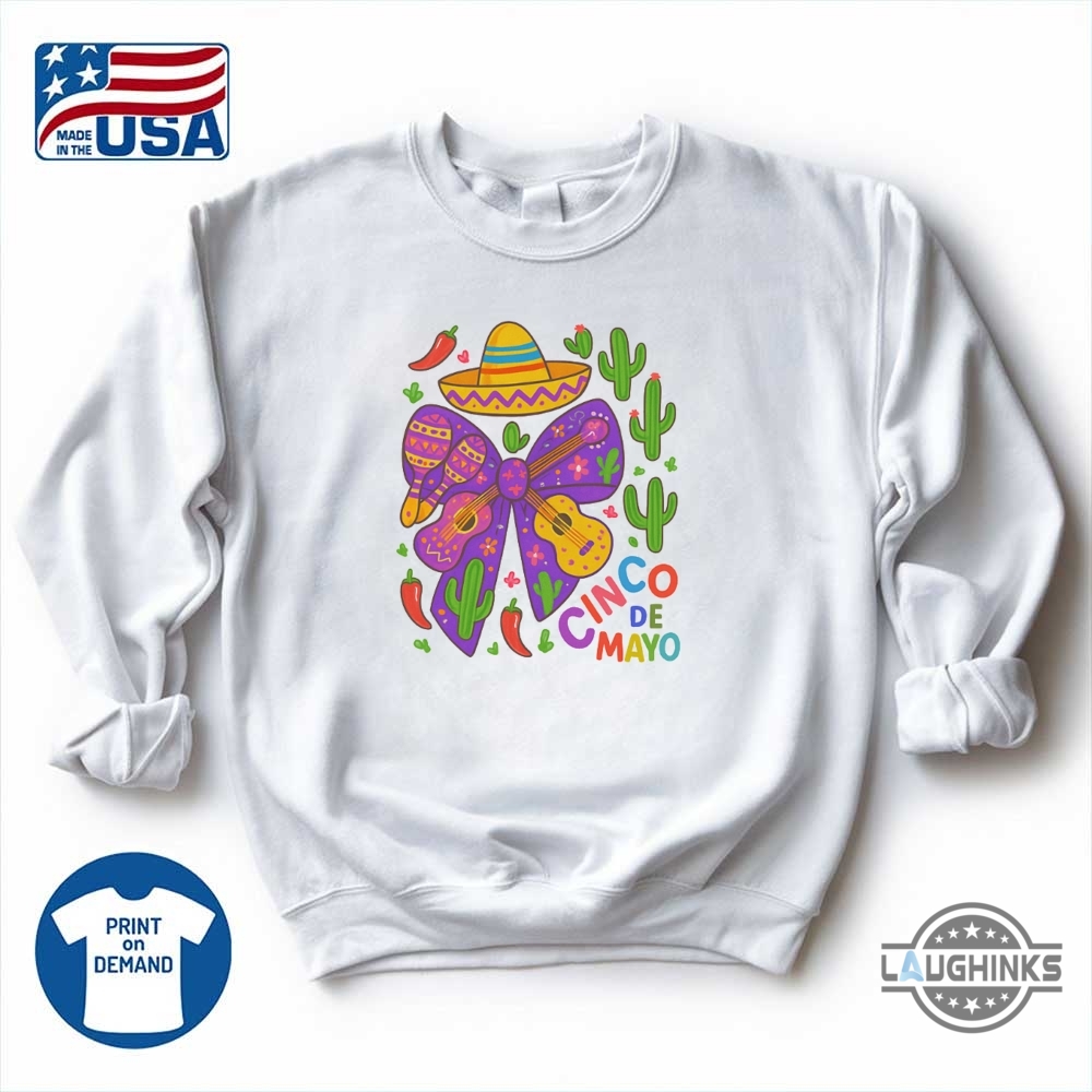 Mexico Floral Cinco De Mayo Bow Coquette Shirt 15 Mexico Floral Cinco De Mayo Bow Coquette Shirt
