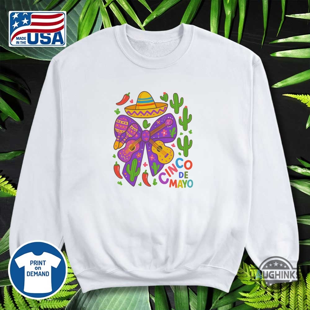 Mexico Floral Cinco De Mayo Bow Coquette Shirt 17 Mexico Floral Cinco De Mayo Bow Coquette Shirt