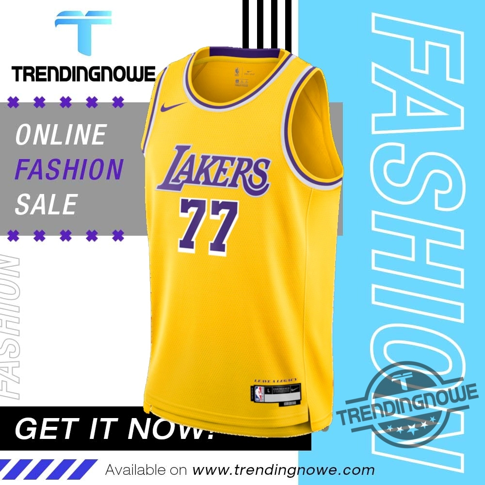 Los Angeles Lakers Luka Doncic No 77 Jersey, Hoodie, Sweater