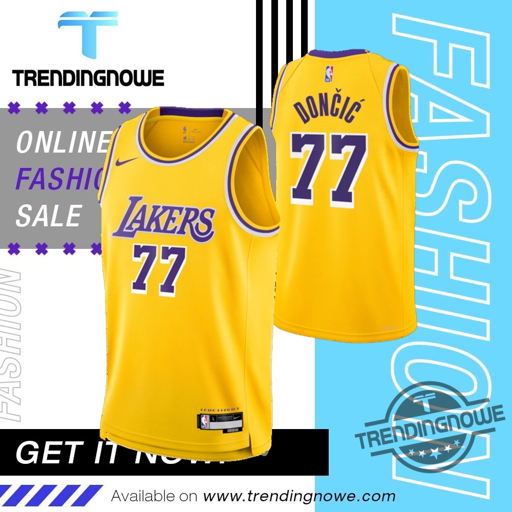 Los Angeles Lakers Luka Doncic No 77 Jersey 7 Los Angeles Lakers Luka Doncic No 77 Jersey