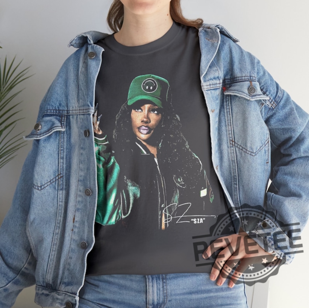 Sza Vintage Style Shirt Sza New Bootleg 90S Black T Shirt Shirts Near Me Kids Graphic T Shirt revetee 1
