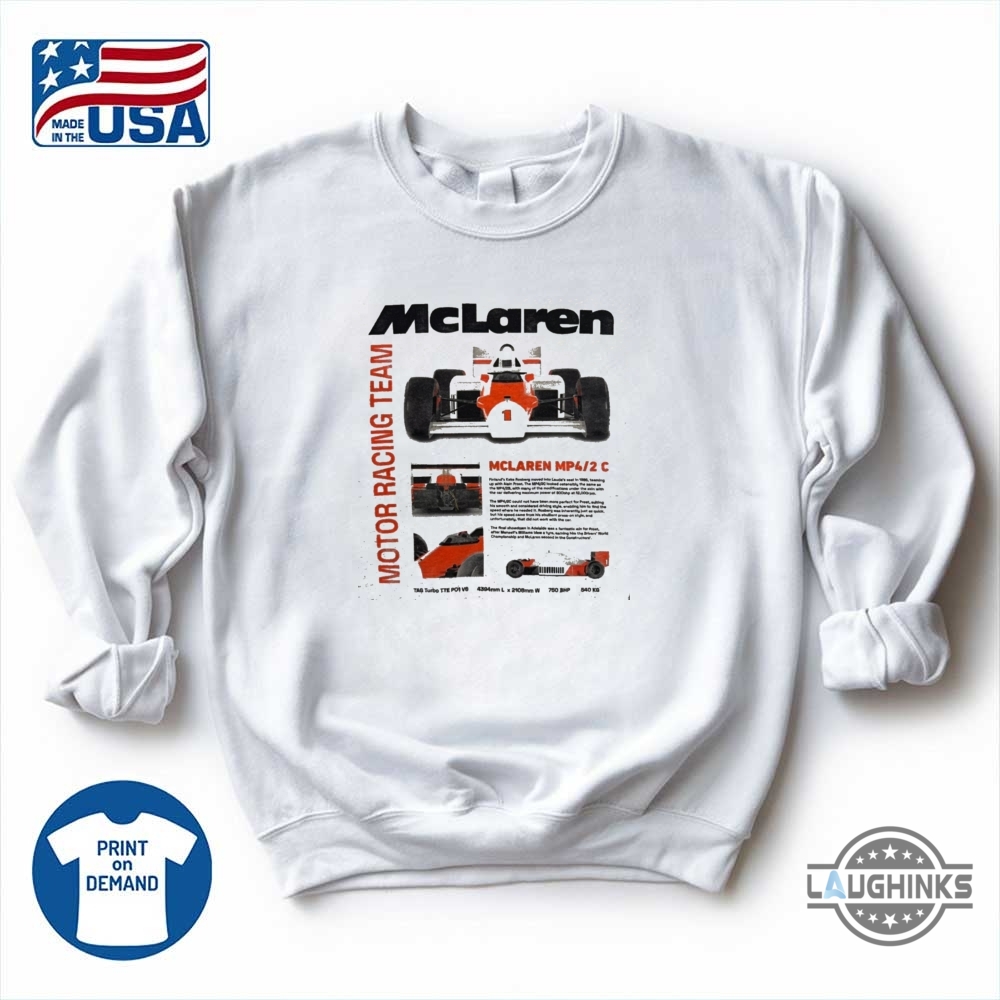 F1 Mclaren Racing Hollister Reprinted Sweatshirt T Shirt Hoodie 9 F1 McLaren Racing Hollister Reprinted Sweatshirt T Shirt Hoodie