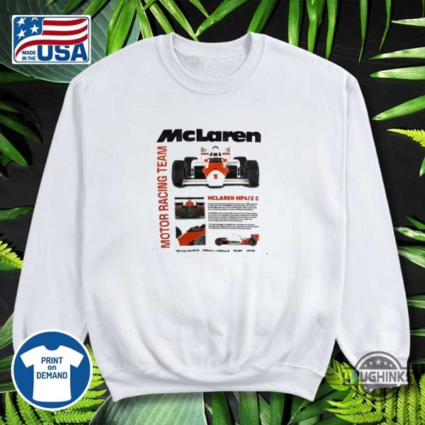 f1 mclaren racing hollister reprinted sweatshirt t shirt hoodie