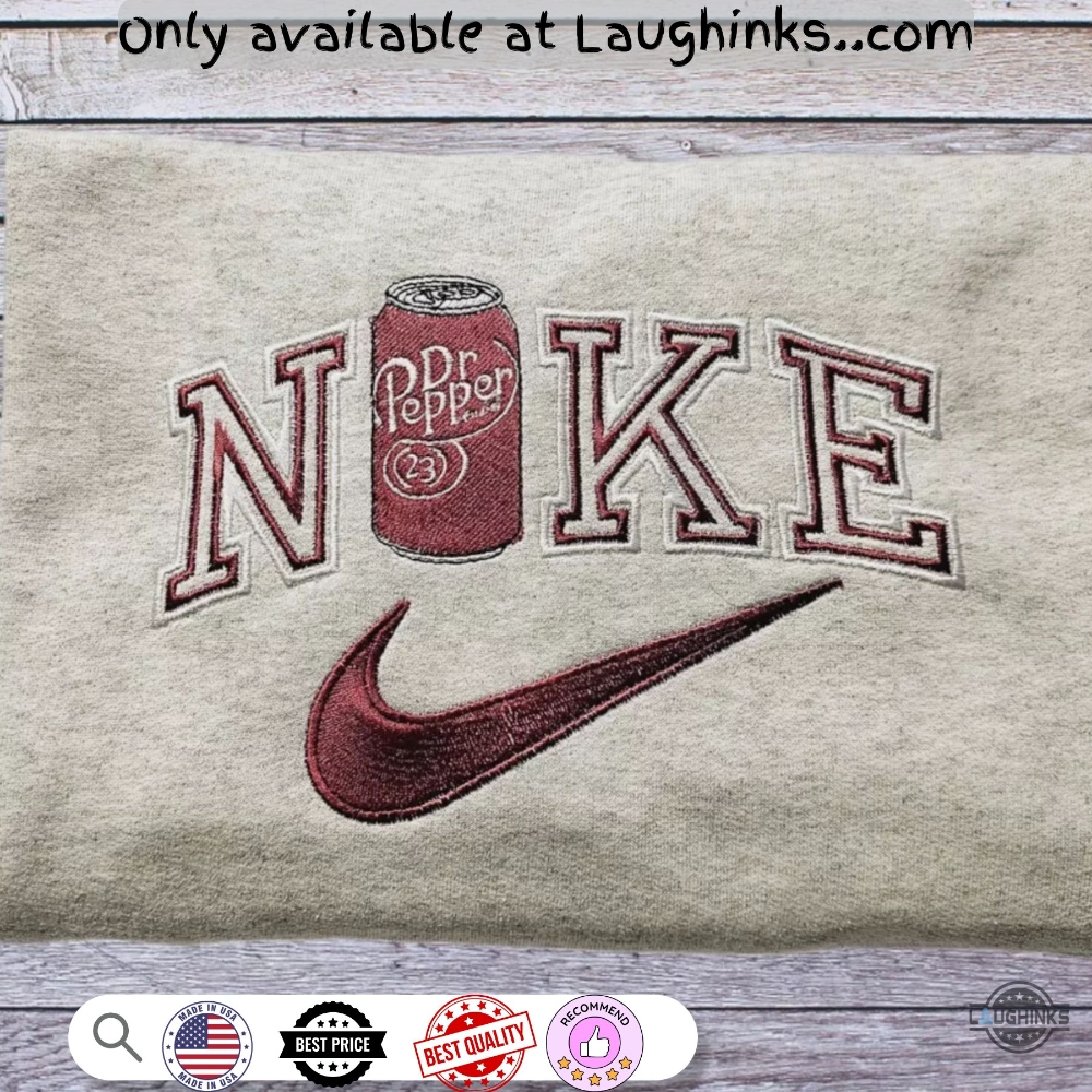 Dr Pepper Nike Embroidered Sweatshirt T Shirt Hoodie 11 Dr Pepper Nike Embroidered Sweatshirt T Shirt Hoodie