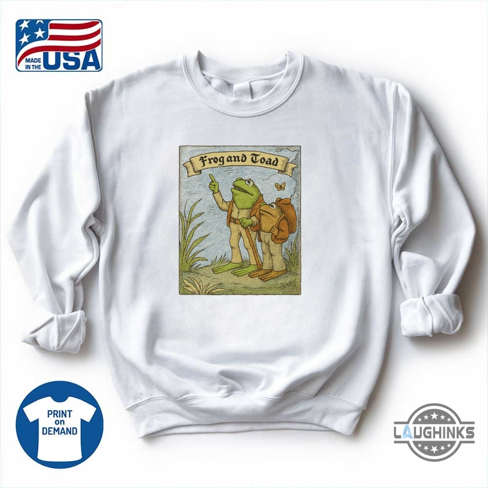 Funny Frog And Toad Vintage Crewneck Sweatshirt T Shirt Hoodie 10 Funny Frog and Toad Vintage Crewneck Sweatshirt T Shirt Hoodie
