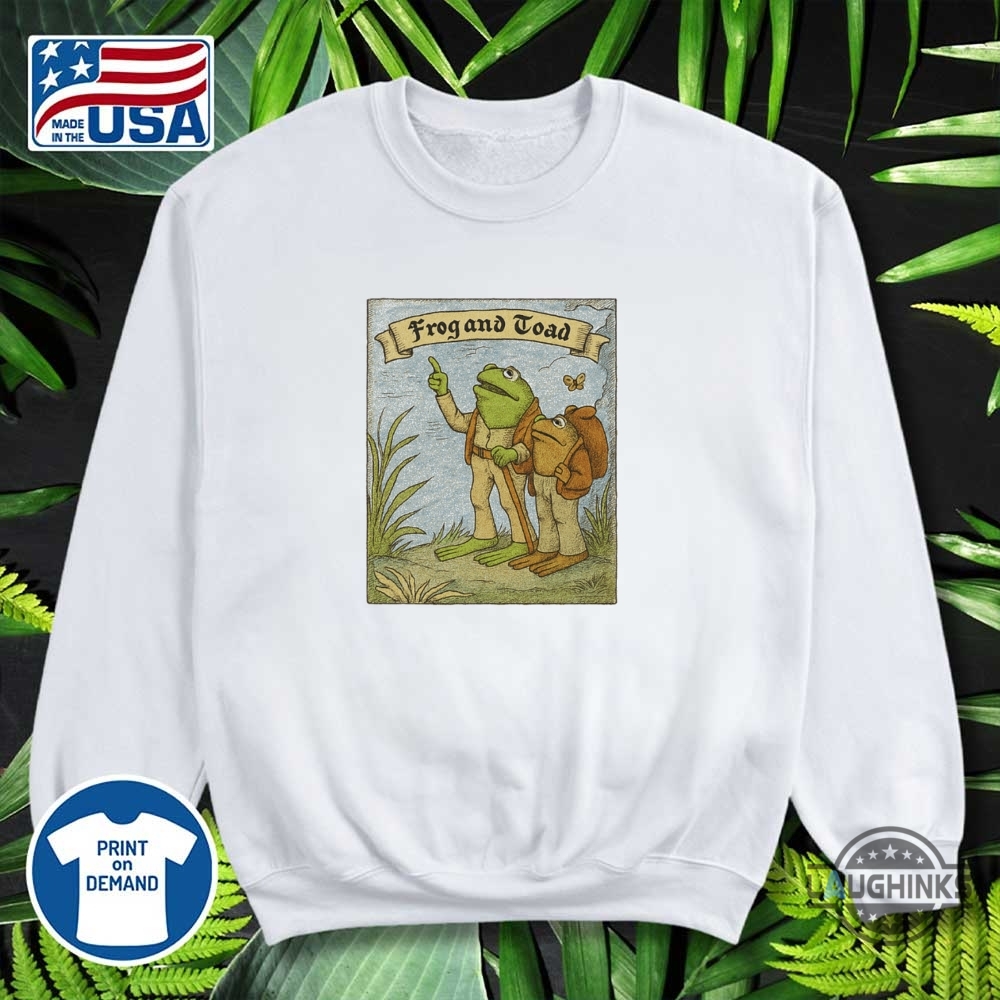 Funny Frog And Toad Vintage Crewneck Sweatshirt T Shirt Hoodie 12 Funny Frog and Toad Vintage Crewneck Sweatshirt T Shirt Hoodie